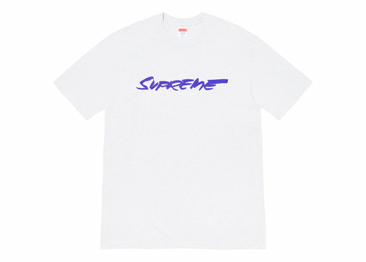 Supreme Futura Logo Tee Ash Grey