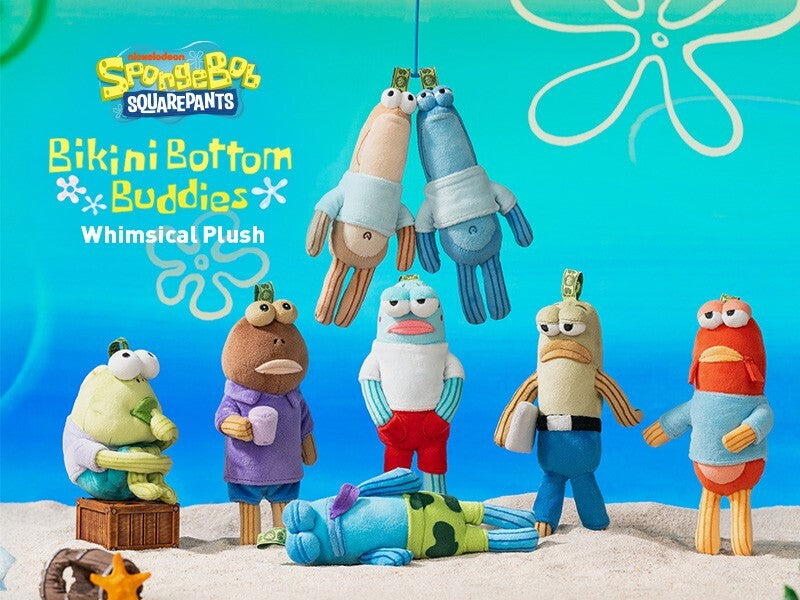Pop Mart x SpongeBob Bikini Bottom Buddies Whimsical Plush Series blind box