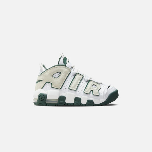 NIKE AIR MORE UPTEMPO KI WHITE/SEA GLASS-VINTAGE GREEN