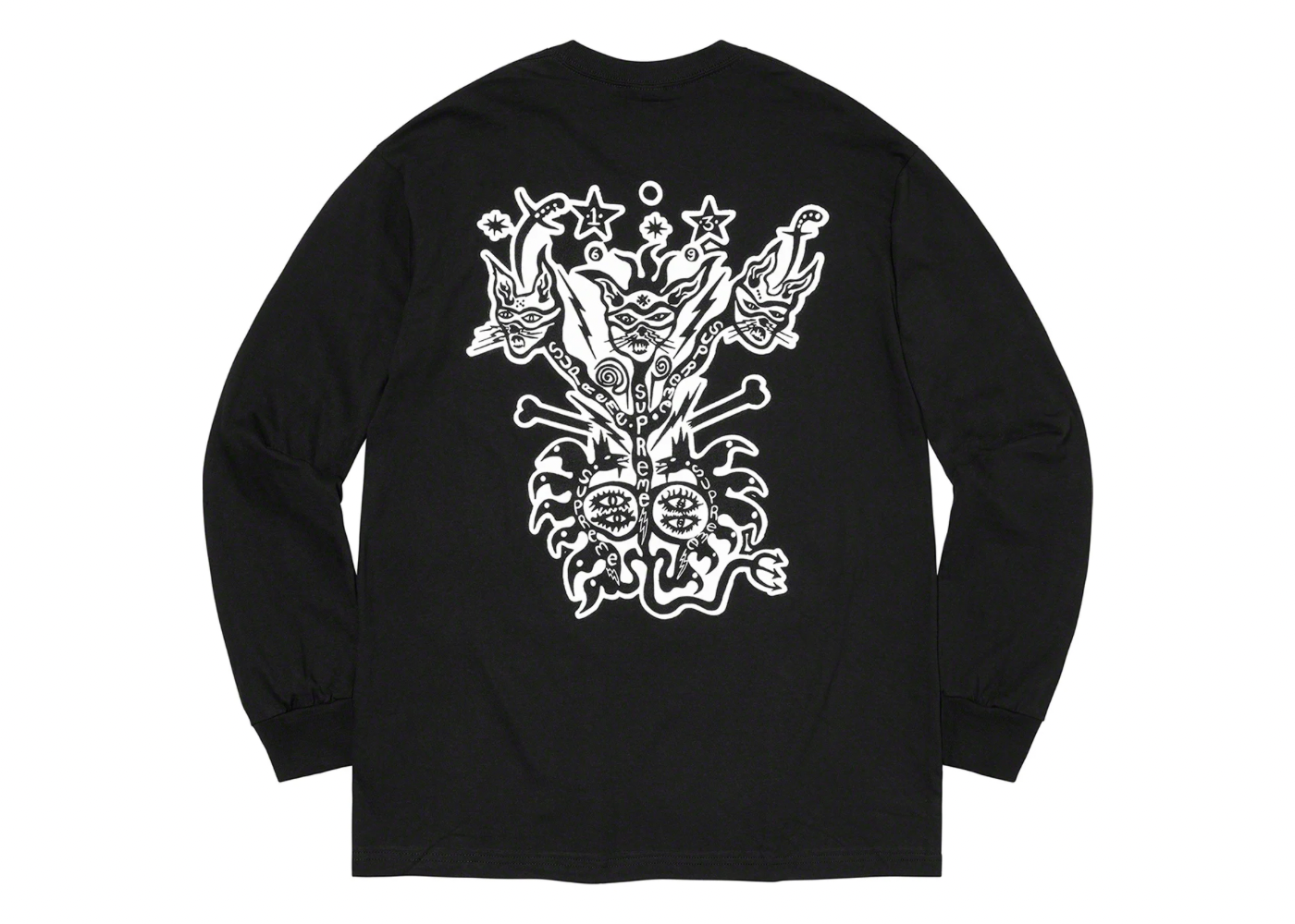 Supreme Clayton Patterson L/S Tee Black