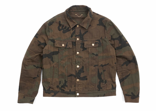 Supreme x Louis Vuitton Jacquard Denim Trucker Jacket Camo