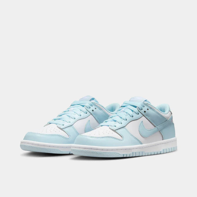 NIKE DUNK LOW GS WHITE / GLACIER BLUE