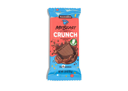 Feastables Mr Beast Bar Milk Chocolate With Puffed Rice, 35g