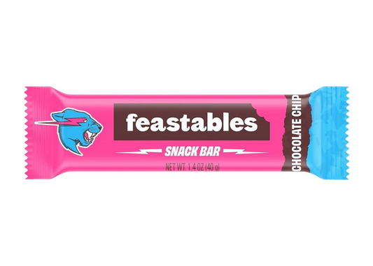 Feastables Mr Beast Chocolate Chip Snack Bars, 40g