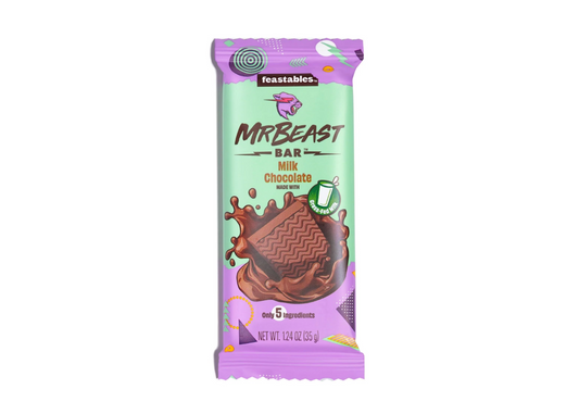 Feastables Mr Beast Milk Chocolate Bar, 35g