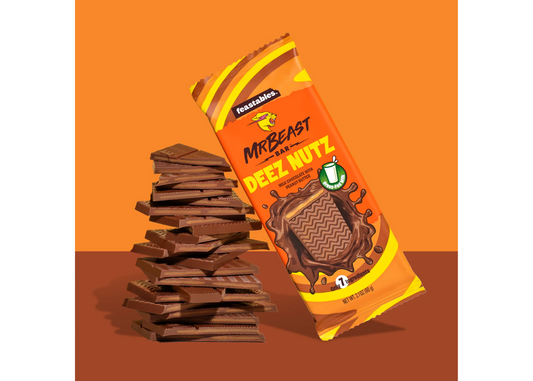 Feastables Mr Beast Milk Chocolate With Peanut Butter Bar, 60g