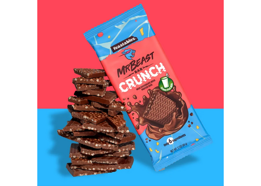 Feastables Mr Beast Milk Chocolate With Puffed Rice Bar, 60g