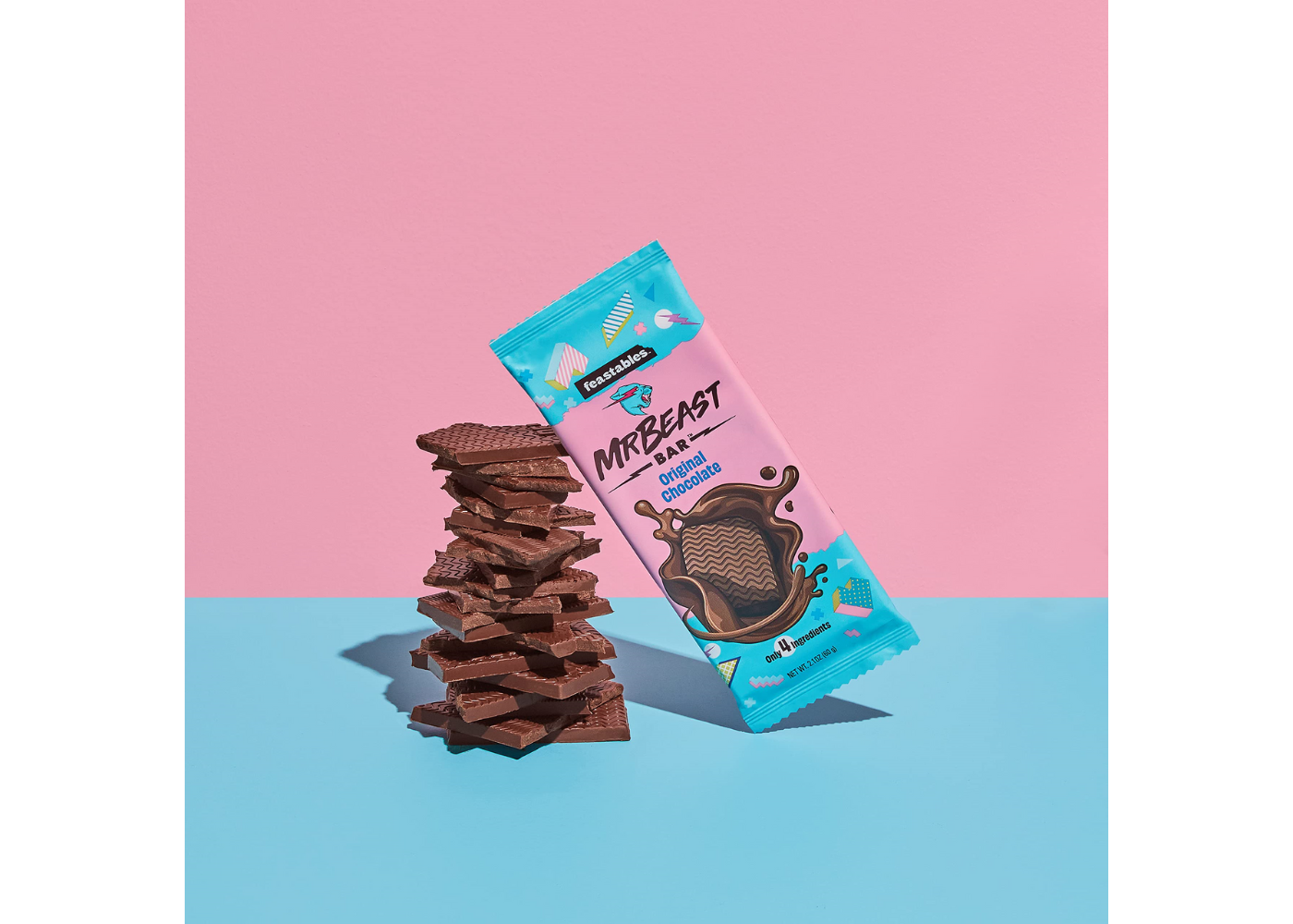 Feastables Mr Beast Original Chocolate Bar, 60g