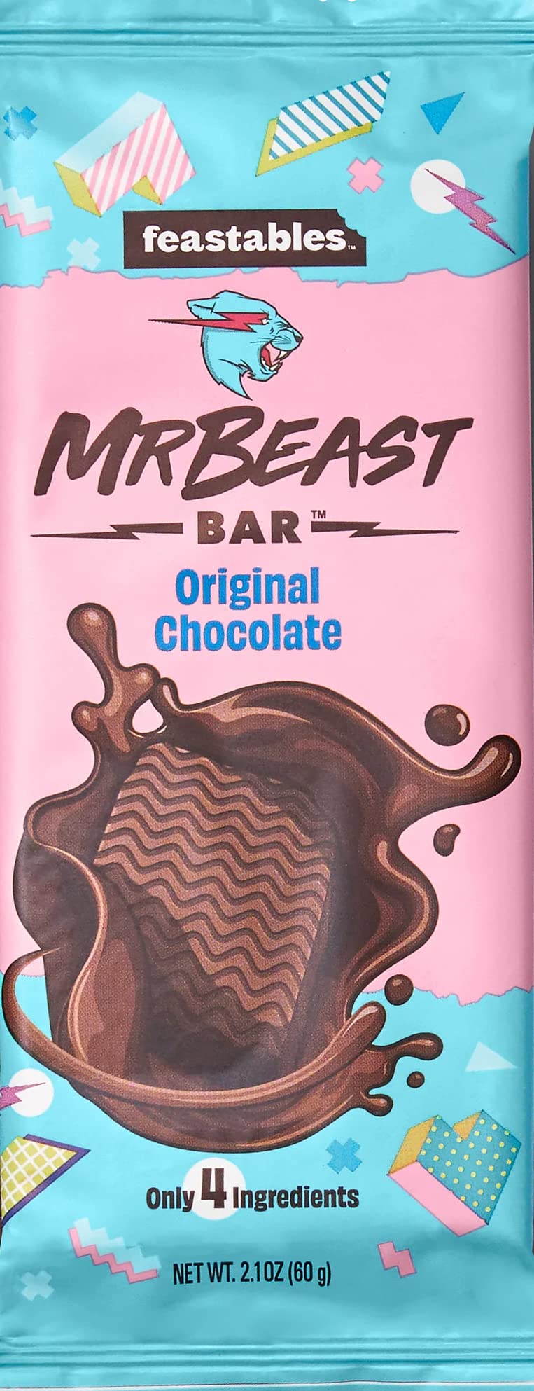 Feastables Mr Beast Original Chocolate Bar, 60g