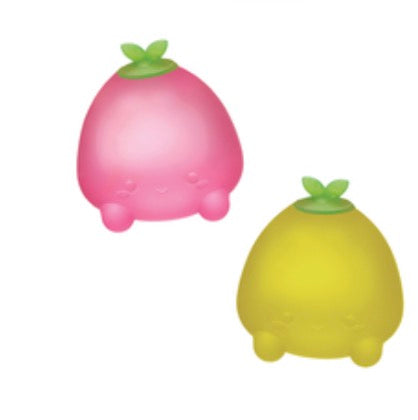 Top Trenz Super Duper Sugar Squisher Mini Fruits – Pink Dragonfruit & Lemon