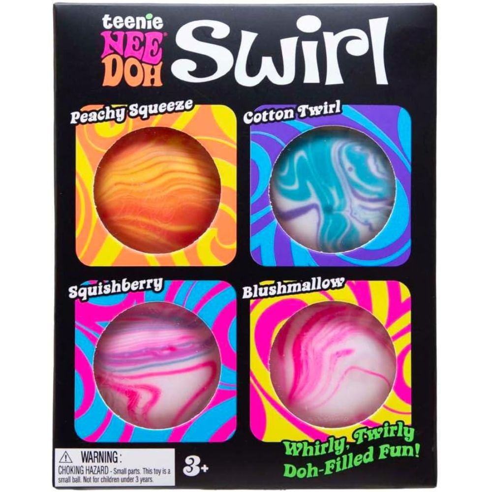 Nee Doh Teenie Swirl 4 Pack