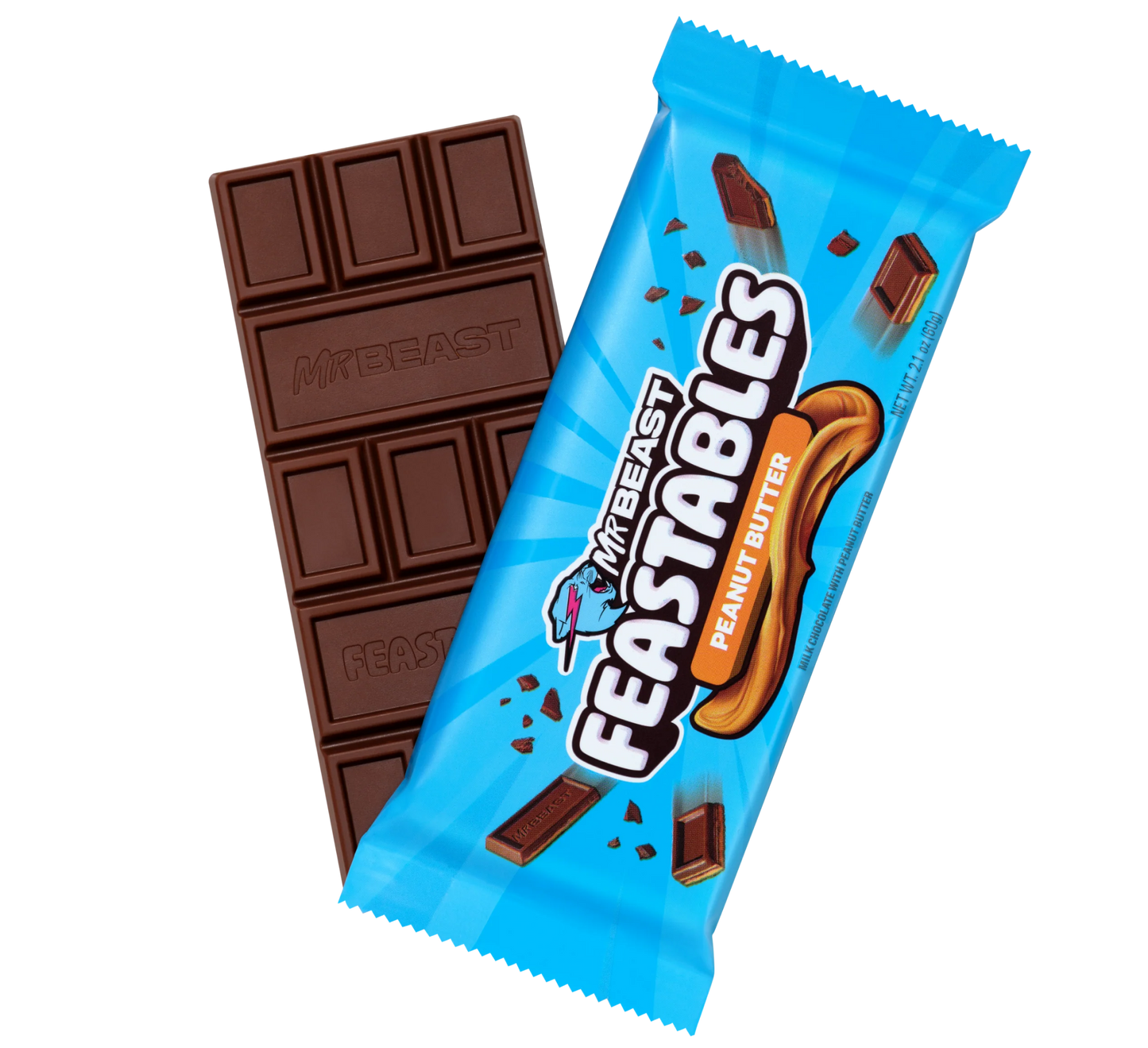 New Mr. Beast Feastables Peanut Butter