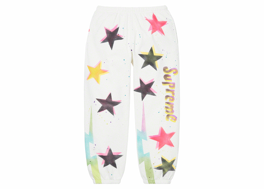 Supreme Gonz Stars Sweatpant White #