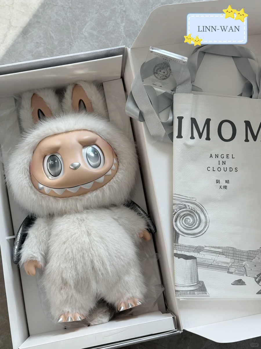 Popmart The Monsters Zimomo Angel In Clouds Vinyl Face Doll