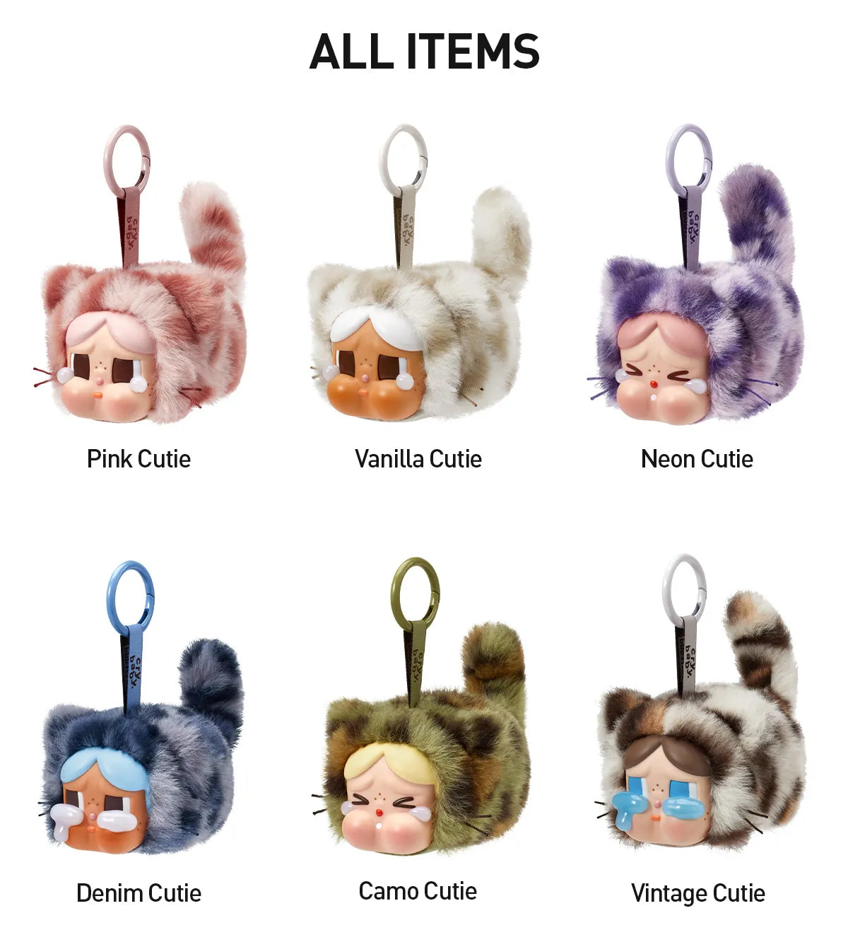 Popmart Crybaby Wild but Cutie Series Vinyl-Plush Pendant