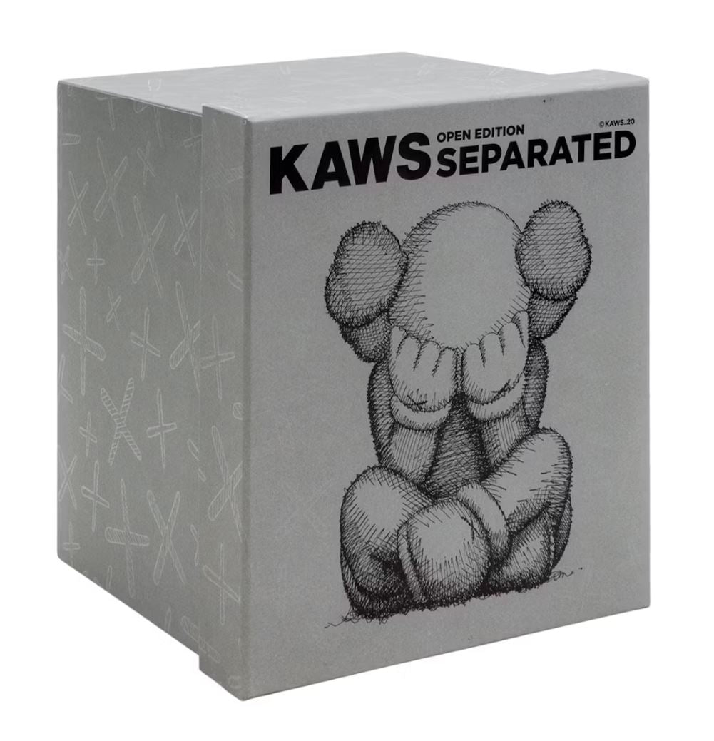 KAWS Separated Vinyl Figure Grey