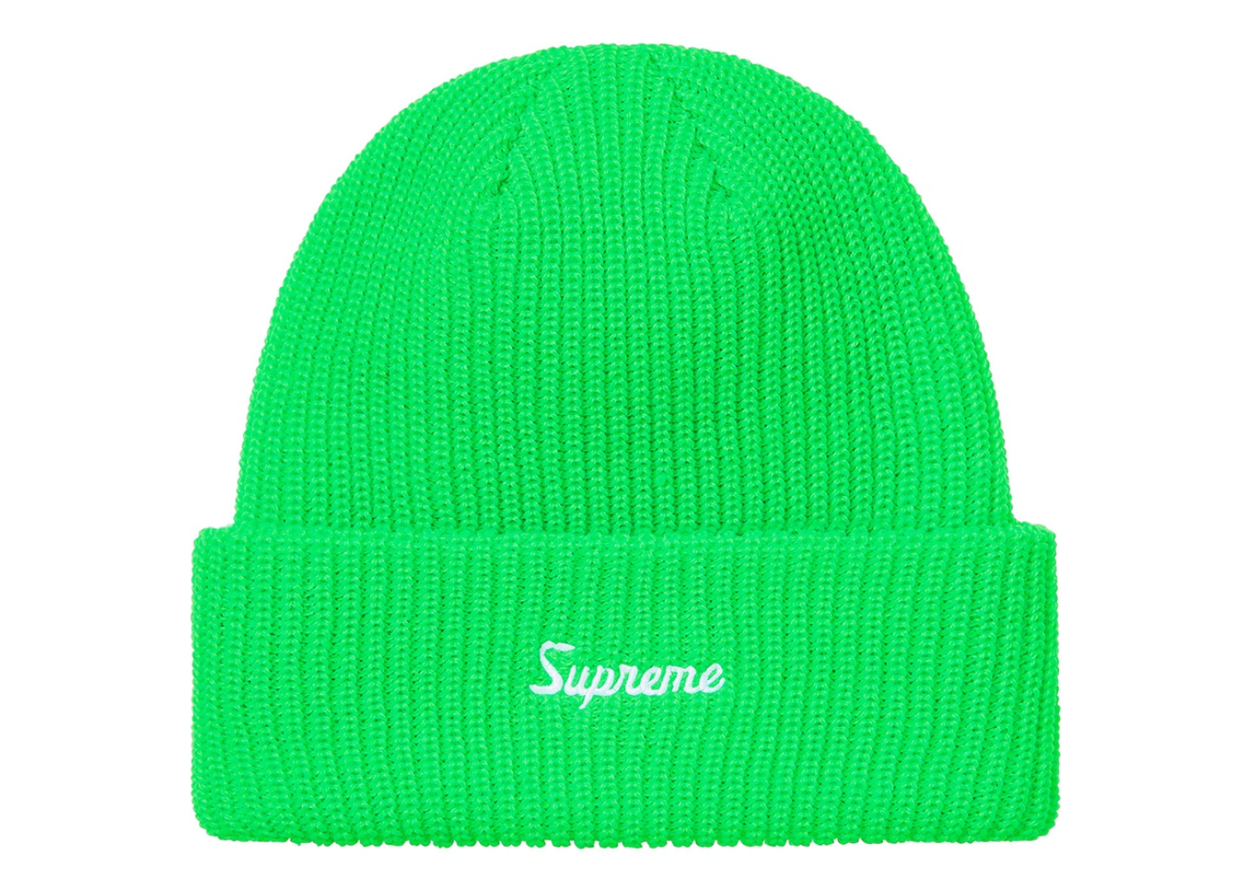 Supreme Loose Gauge Beanie SS21 Green