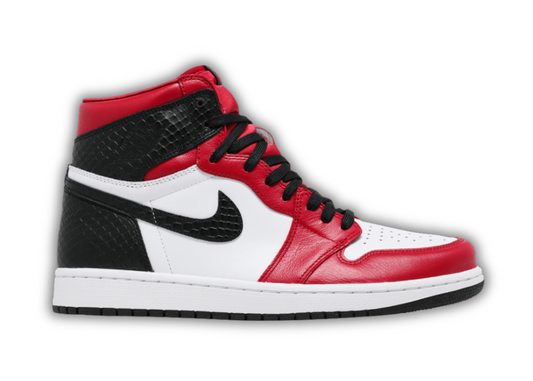 Women's Jordan 1 Retro High Satin Snake Chicago