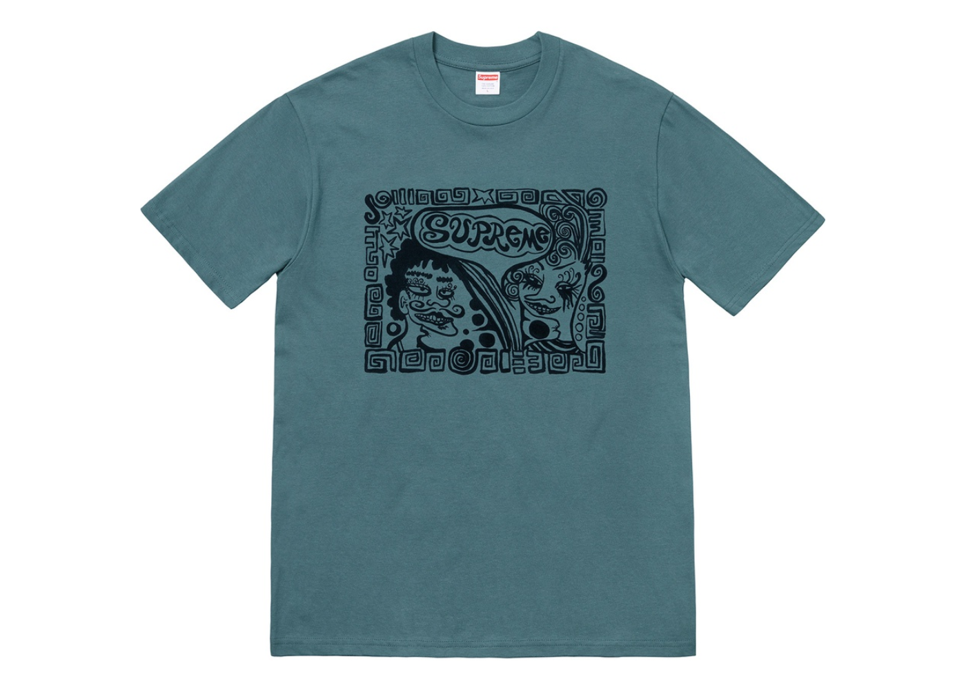 Supreme Faces Tee Slate