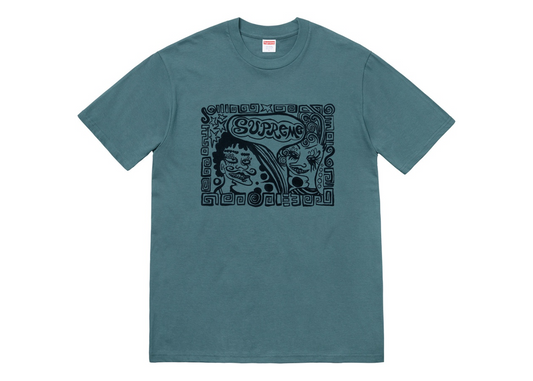 Supreme Faces Tee Slate