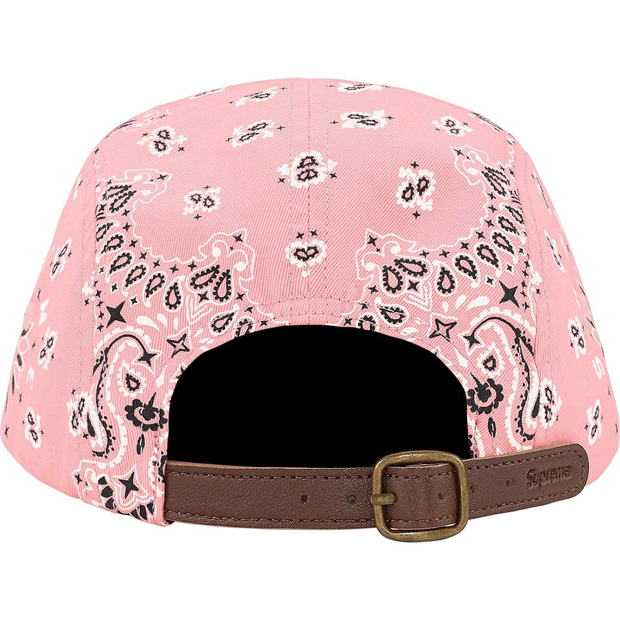 Supreme Bandana Camp Cap Pink