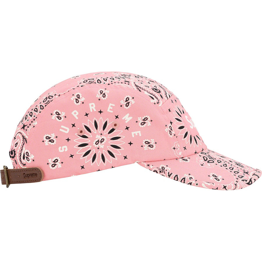 Supreme Bandana Camp Cap Pink