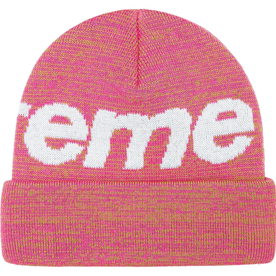 Supreme Big Logo Beanie (FW21) Magenta Static