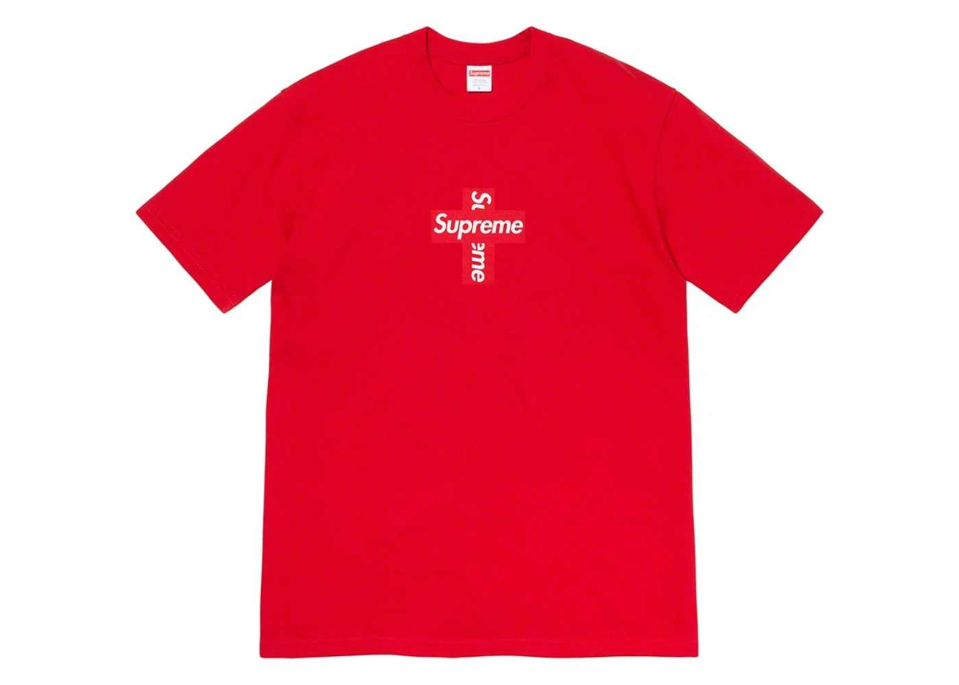 Supreme Cross Box Logo Tee Red – Mood Toronto