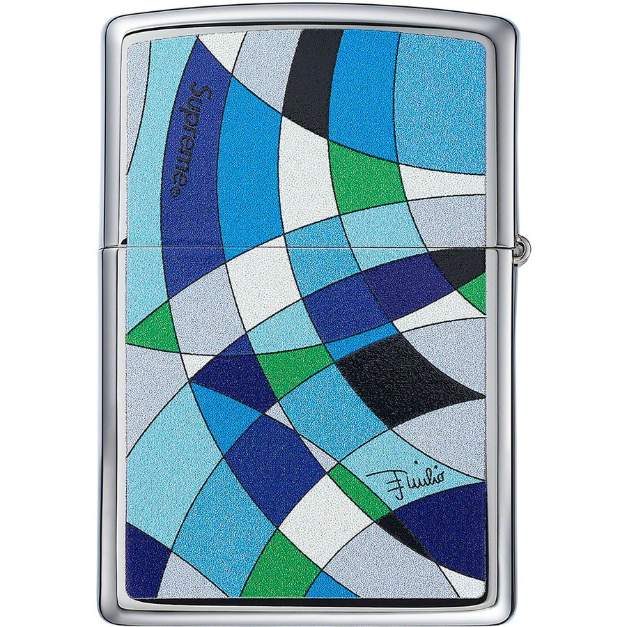 Supreme Emilio Pucci Zippo Blue