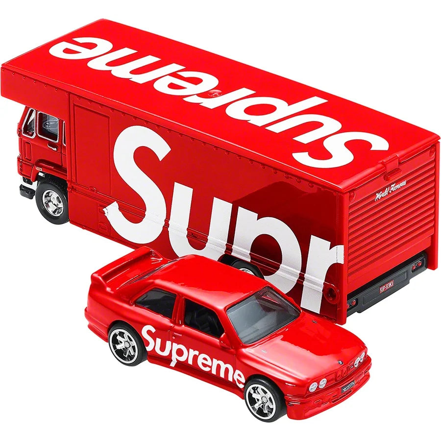 Supreme Hot Wheels Fleet Flyer + 1992 BMW M3 Red
