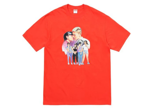 Supreme Kiss Tee Bright Orange