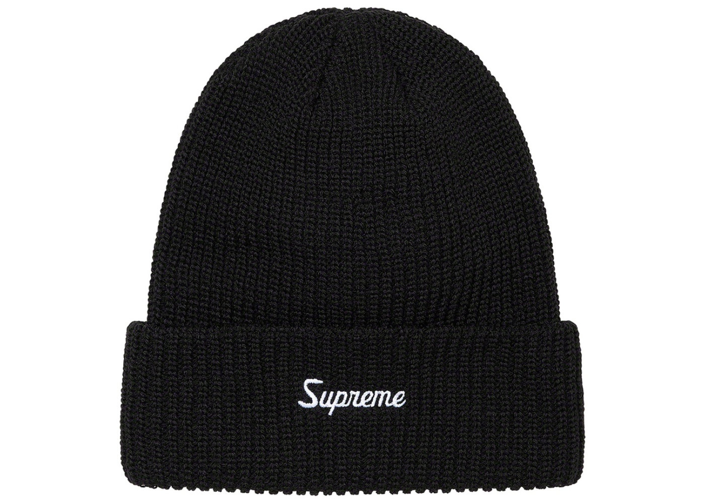 Supreme Loose Gauge Beanie FW21 Black