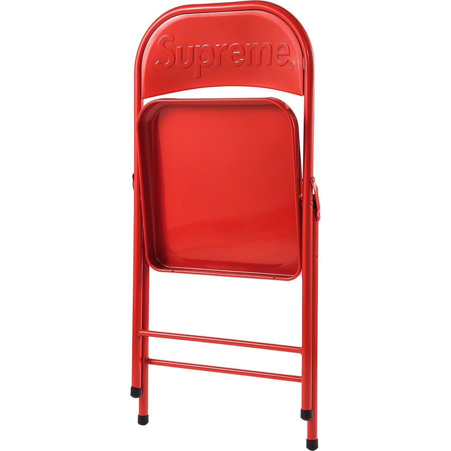 Supreme Metal Folding Chair Red