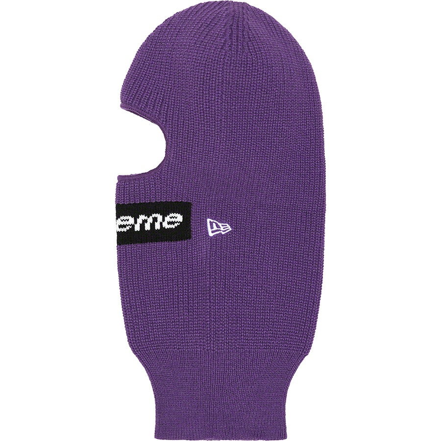 Supreme New Era Box Logo Balaclava FW22 Dark Purple #