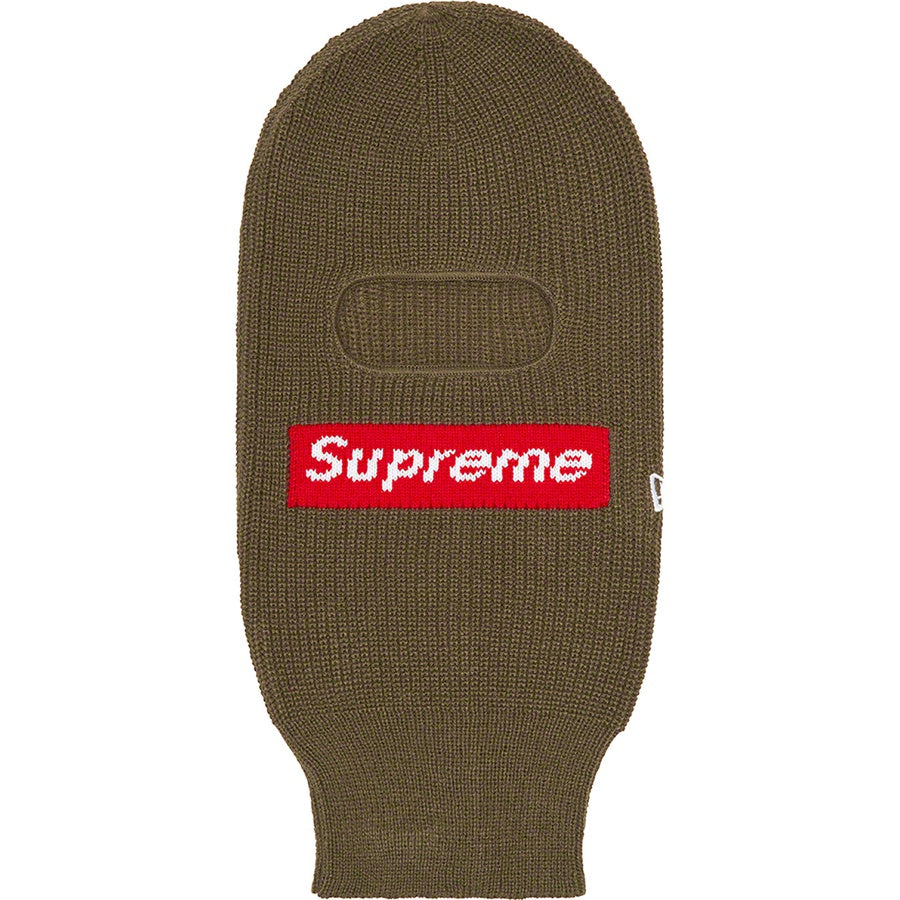 Supreme New Era Box Logo Balaclava FW22 Olive #