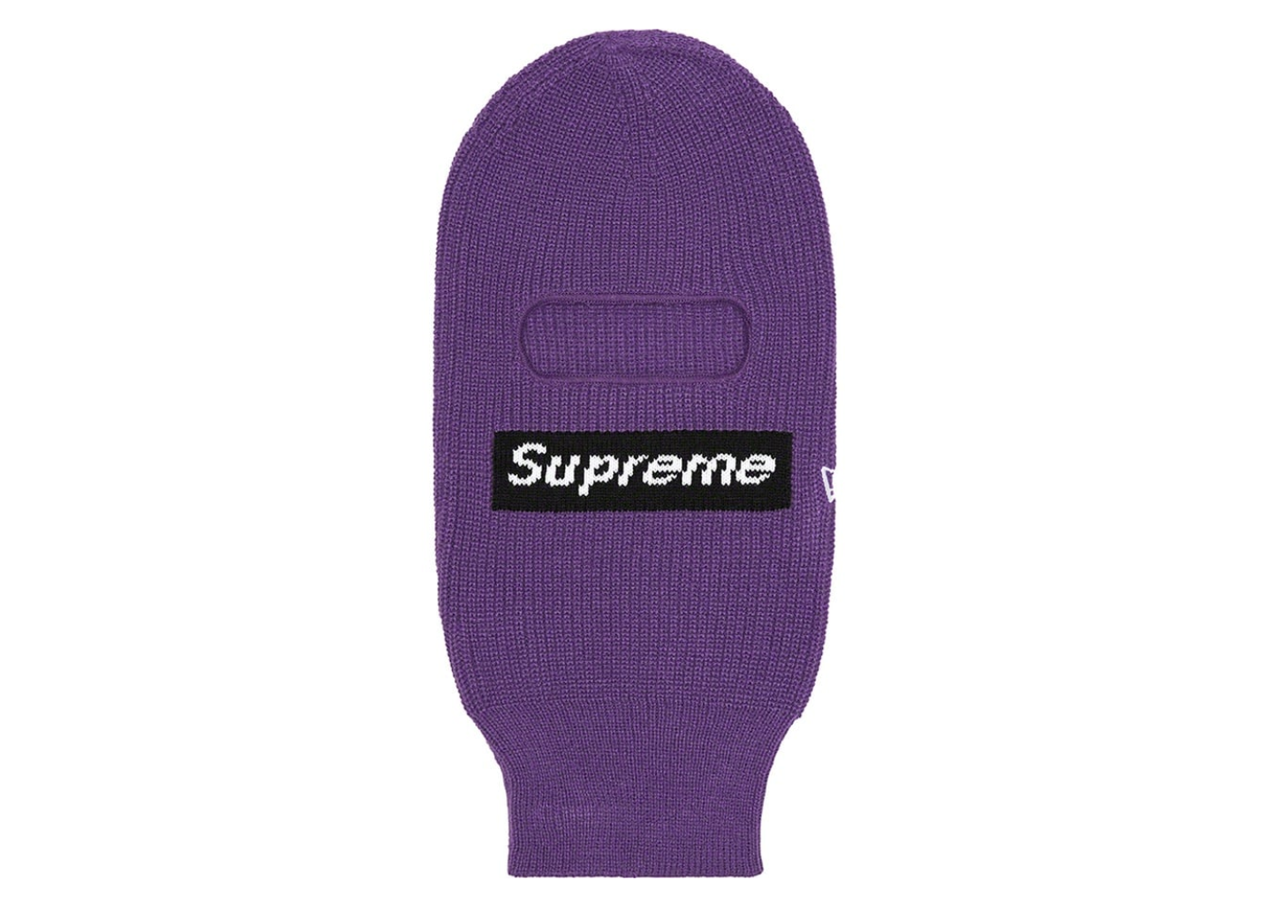 Supreme New Era Box Logo Balaclava FW22 Dark Purple #