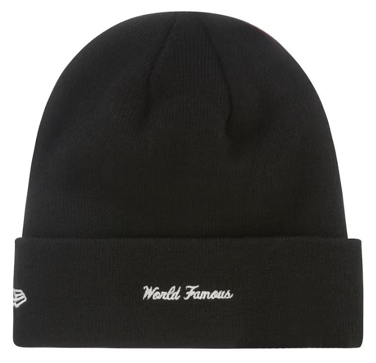 Supreme New Era Box Logo Beanie FW22 Black #