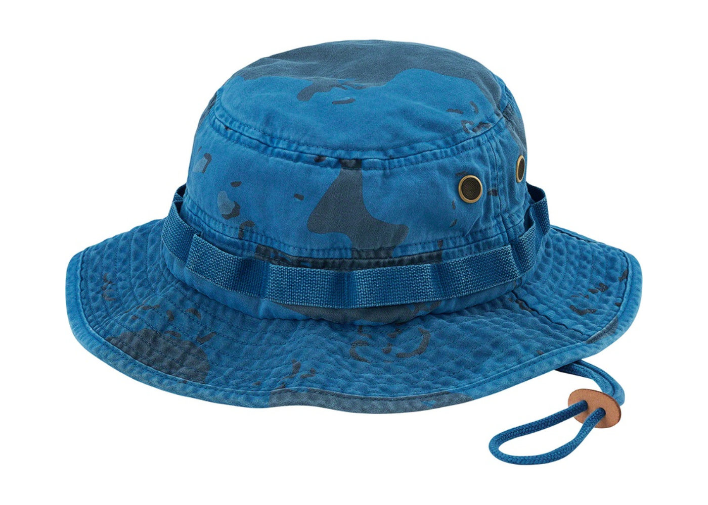 Supreme Overdyed Camo Boonie Blue