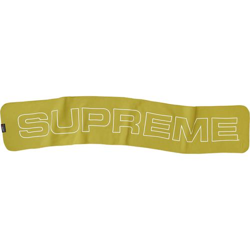 Supreme Polartec Logo Scarf Sulphur