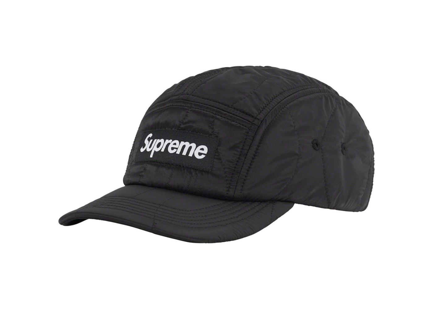 Supreme Quilted Liner Camp Cap Black