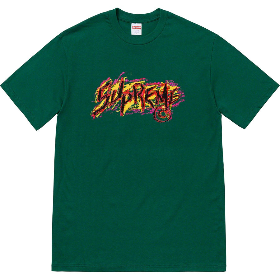 Supreme Scratch Tee Dark Green