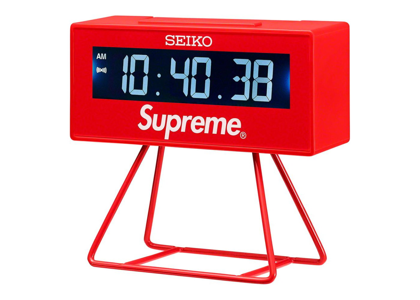 Supreme Seiko Marathon Clock Red