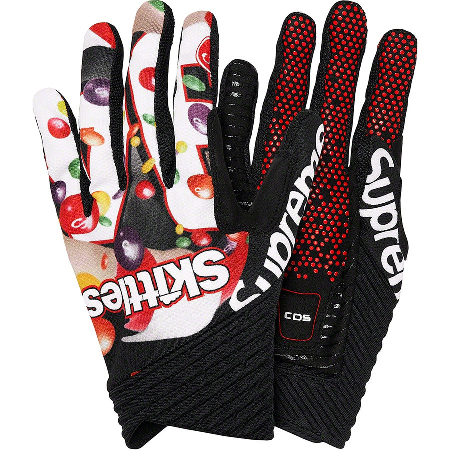 Supreme Skittles Castelli Cycling Gloves White