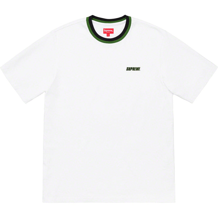 Supreme Split Rib S/S Top White