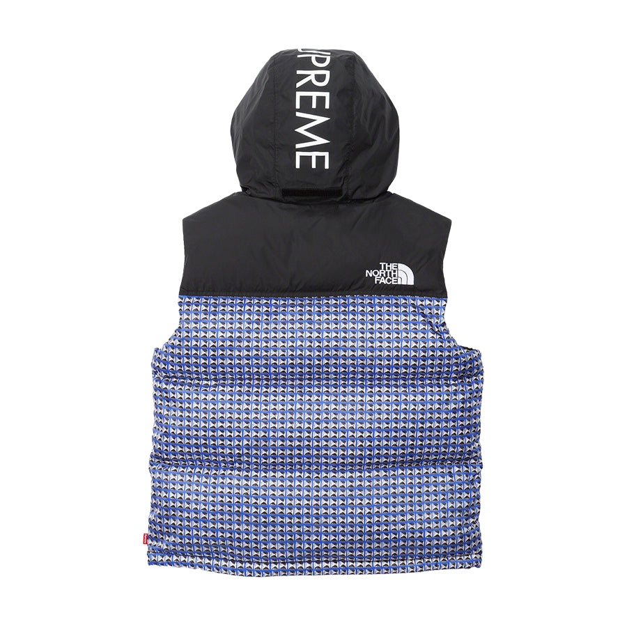 Supreme The North Face Studded Nuptse Vest Royal