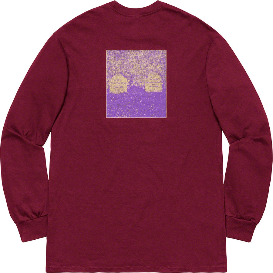 Supreme The Real Shit L/S Tee Burgundy