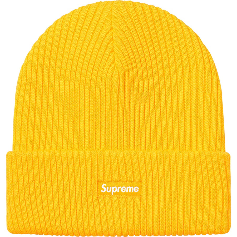Supreme Wide Rib Beanie Yellow #