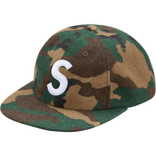 Supreme Wool S Logo 6-Panel Camo #