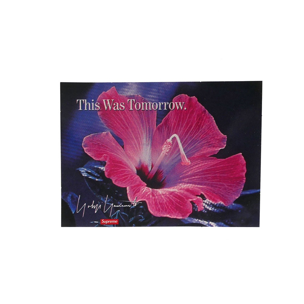 Supreme Yohji Yamamoto This Was Tomorrow Sticker FW20