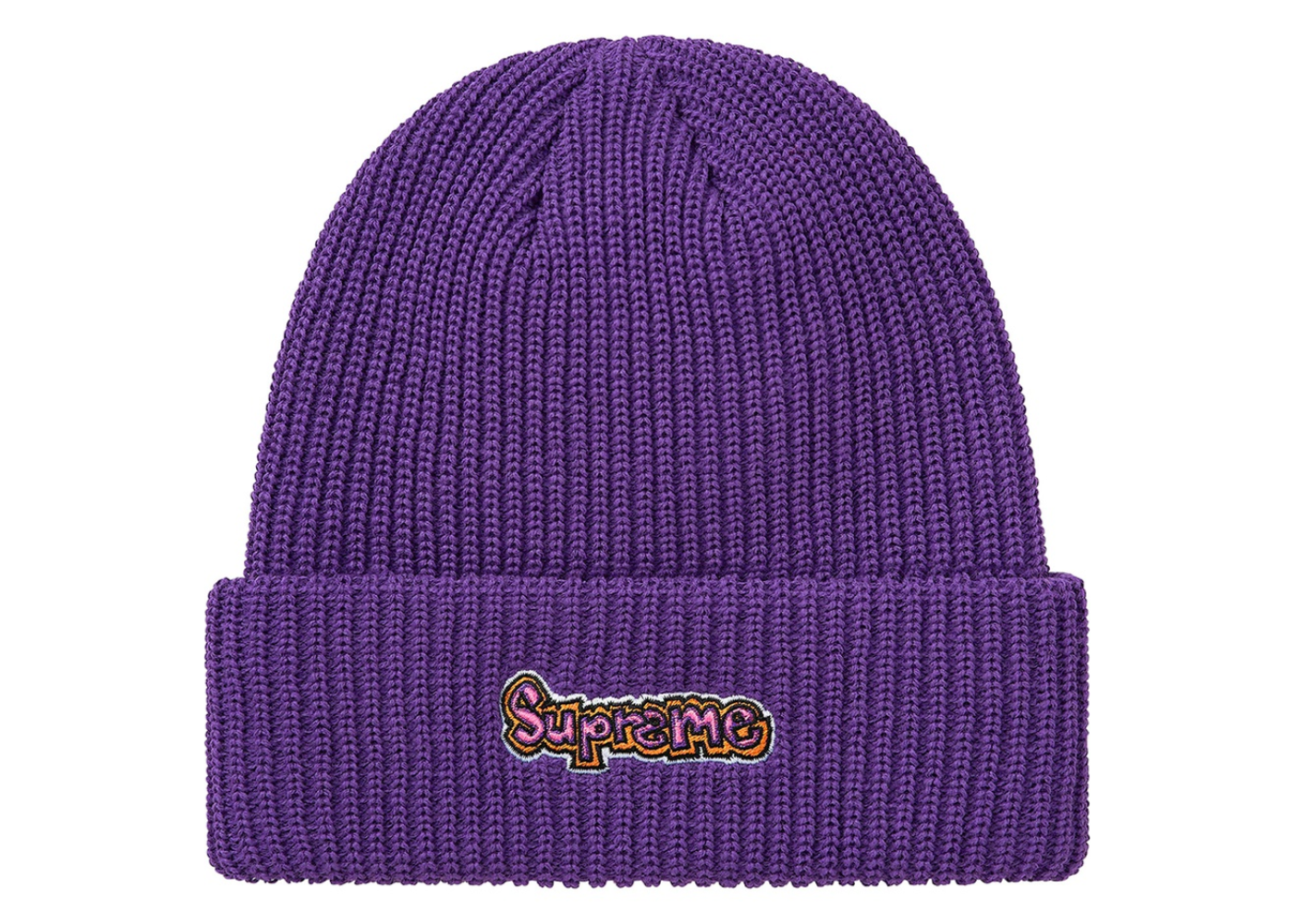 Supreme Gonz Logo Beanie Purple